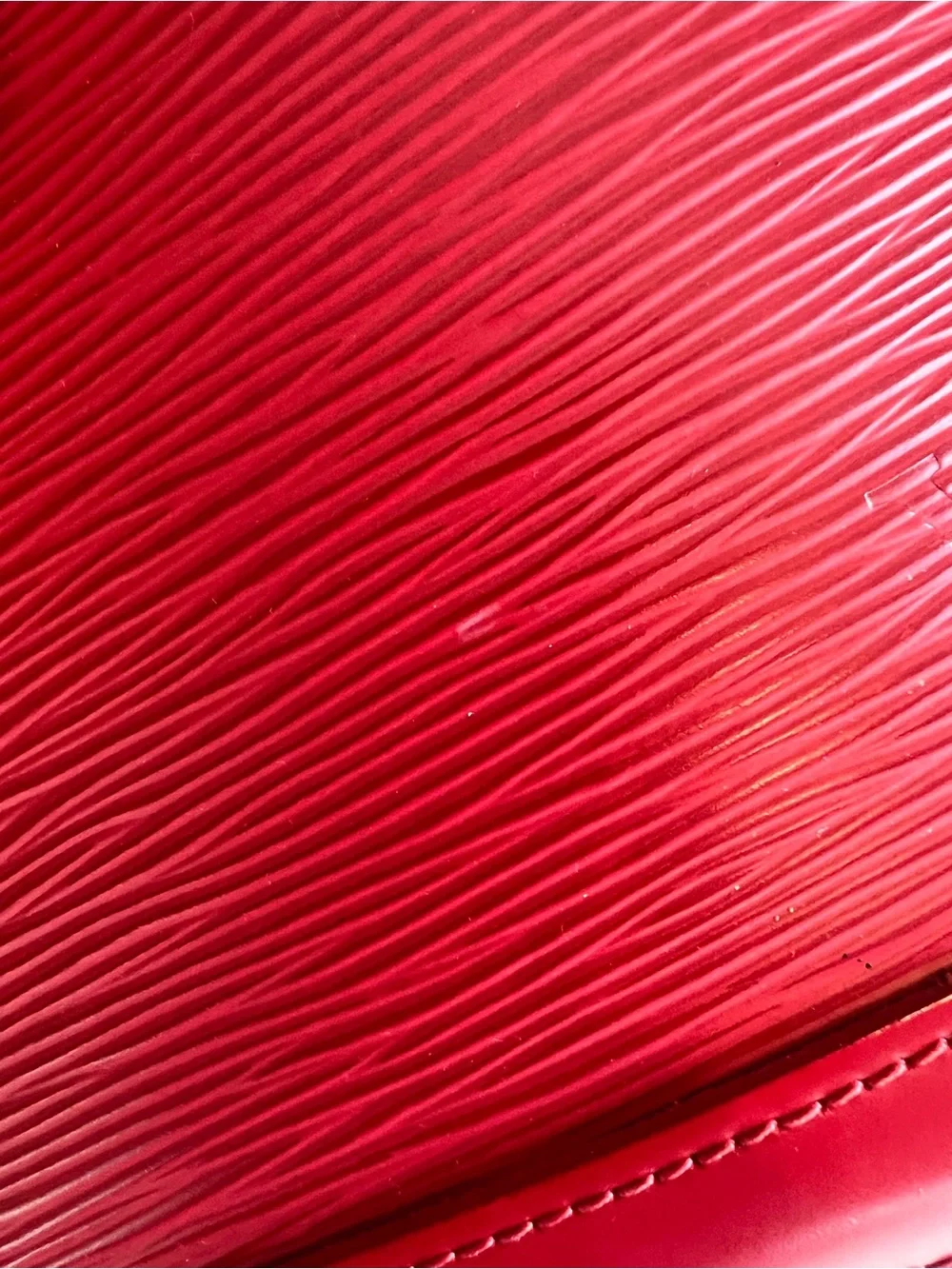 Louis Vuitton Red Epi Lockit PM
